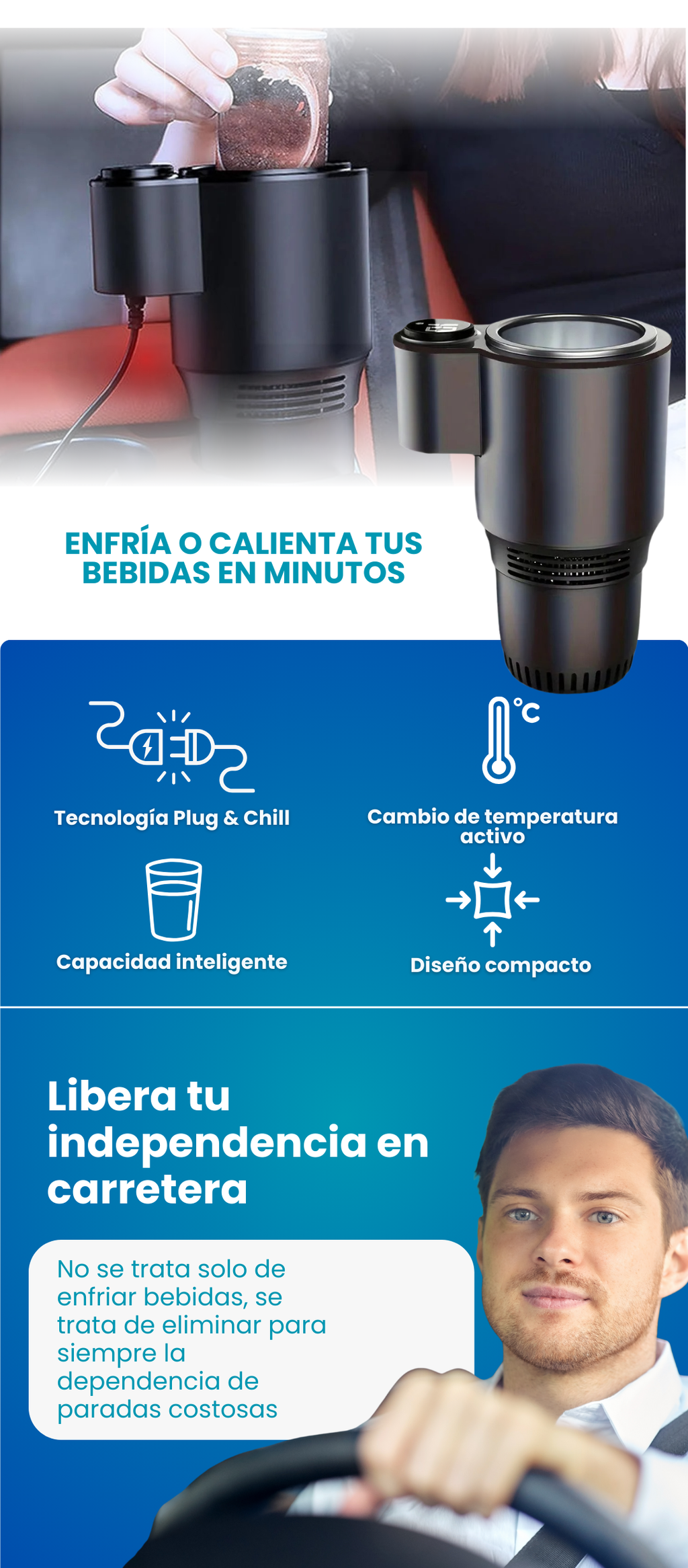 Mini Refrigerador Compact Cool Pro - 2 En 1